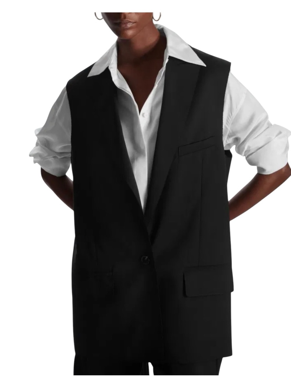 COS Regular-Fit Sleeveless Blazer